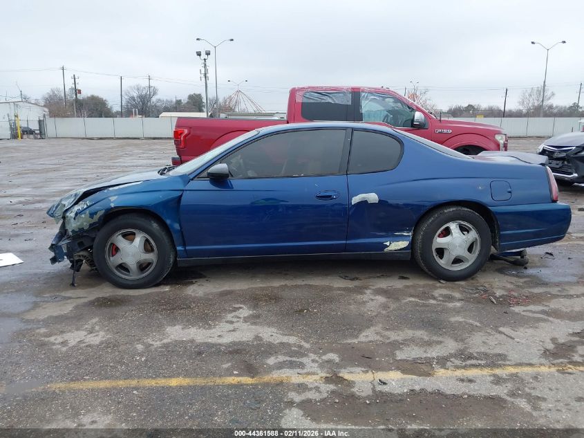 2005 Chevrolet Monte Carlo Ls VIN: 2G1WW12E159122945 Lot: 44361588