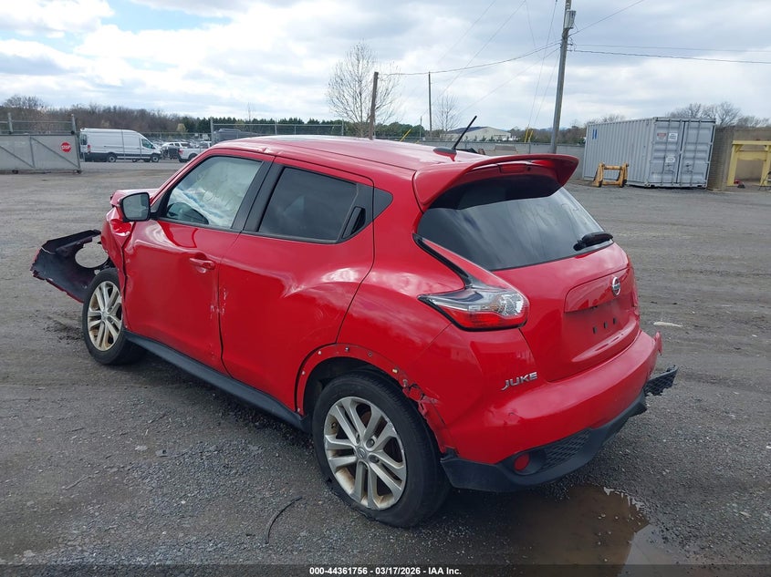 Vin: jn8af5mv7ft561992, lot: 44858218, nissan juke sl 20153