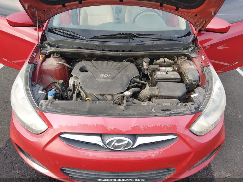 2012 Hyundai Accent Gls VIN: KMHCT4AE1CU182905 Lot: 44362238