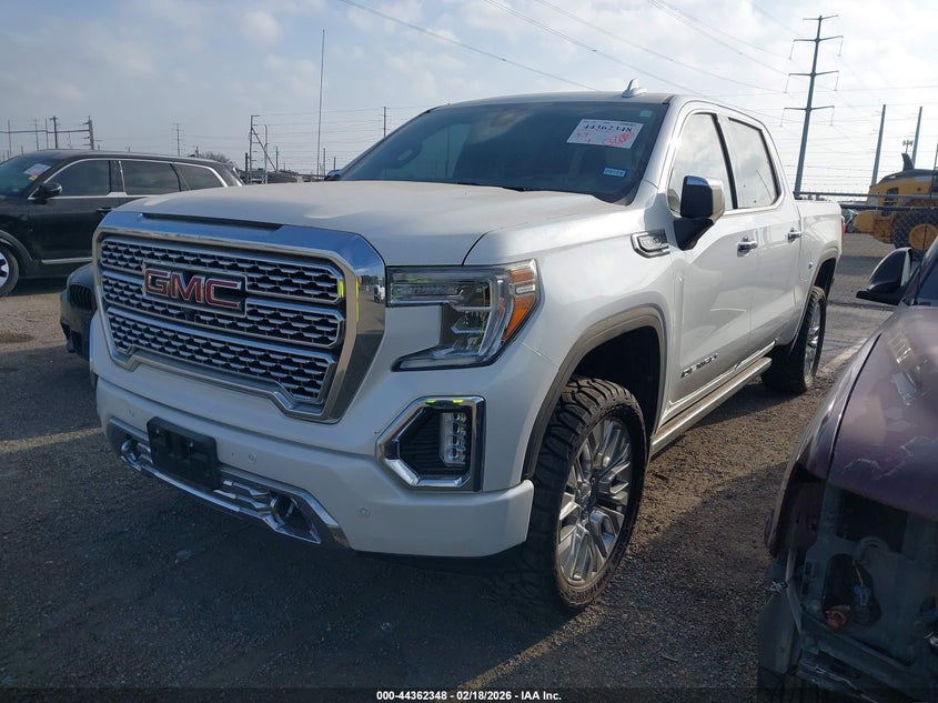 Vin: 3gtu9fel7lg295983, lot: 44858810, gmc sierra 1500 4wd  short box denali 20202