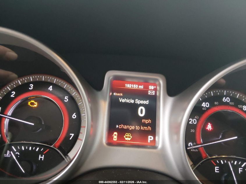 2016 Dodge Journey Sxt VIN: 3C4PDCBG4GT137003 Lot: 44362353