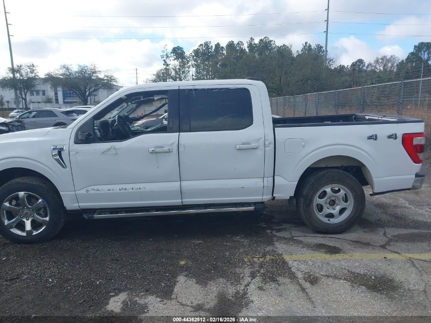 2022 Ford F-150 Lariat VIN: 1FTEW1EP5NKD44354 Lot: 44362512