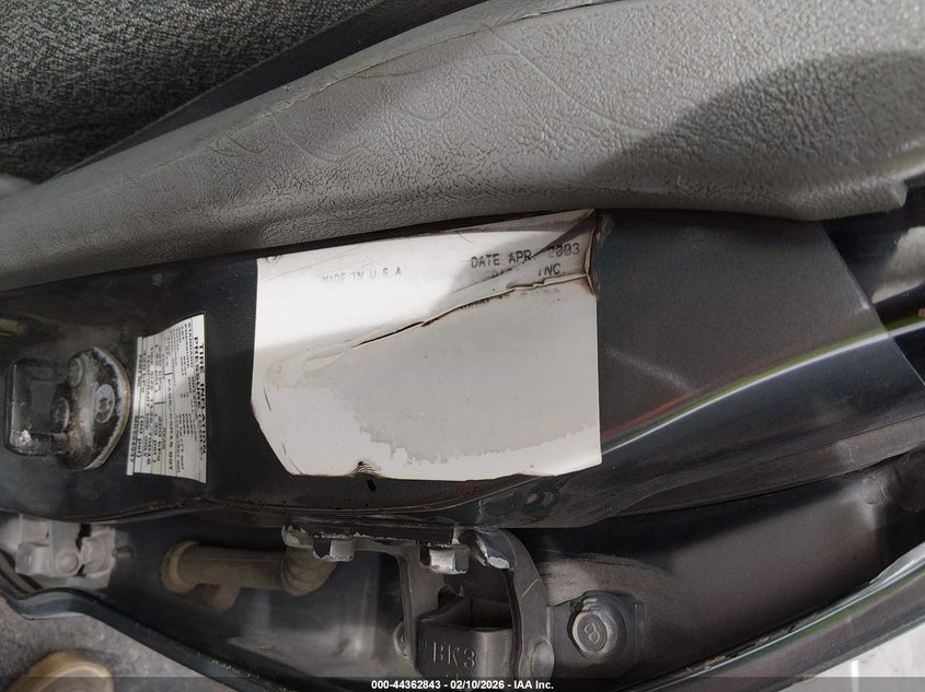 2003 Mitsubishi Galant De VIN: 4A3AA36G53E184976 Lot: 44362843