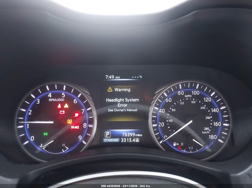 2015 Infiniti Q50 VIN: JN1BV7AP8FM345392 Lot: 44362948