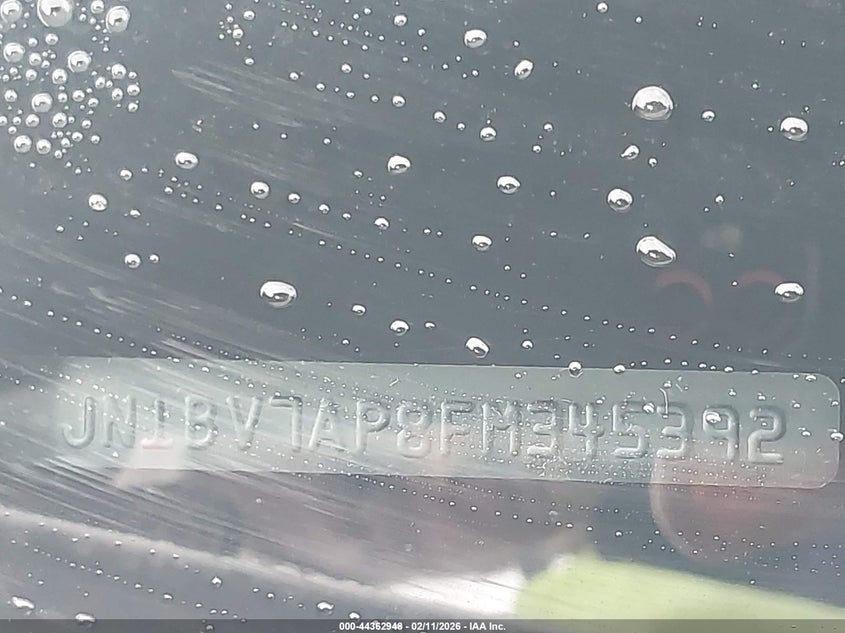 2015 Infiniti Q50 VIN: JN1BV7AP8FM345392 Lot: 44362948