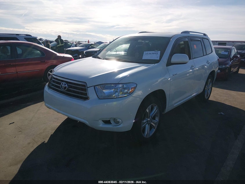 TOYOTA HIGHLANDER 2008 VIN JTEDS43A682021017