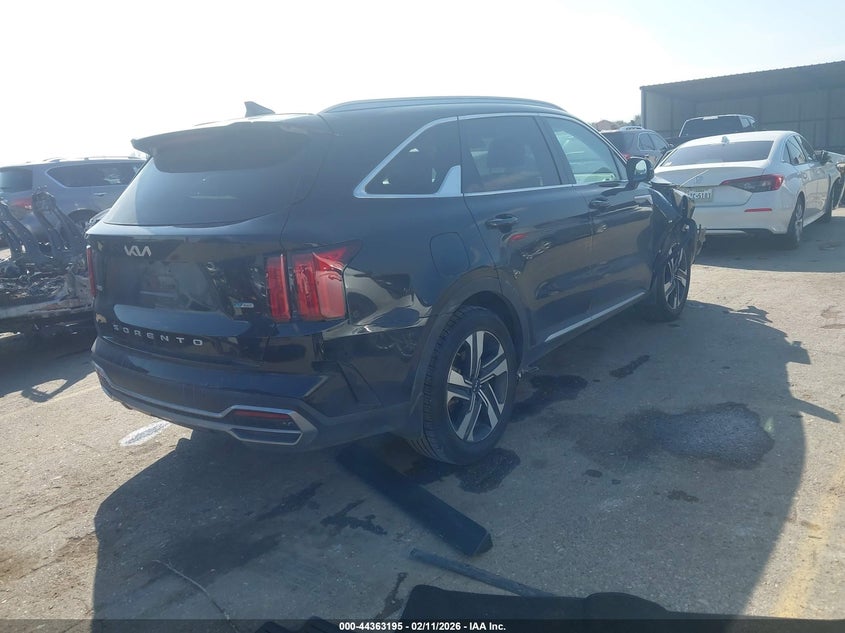 Vin: kndrmdlh3n5088265, lot: 44859657, kia sorento plug-in hybrid sx prestige 20224