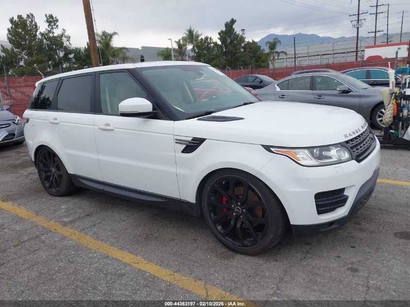 2015 Land Rover Range Rover Sport 3.0L V6 Supercharged Hse/3.0L V6 Supercharged Se