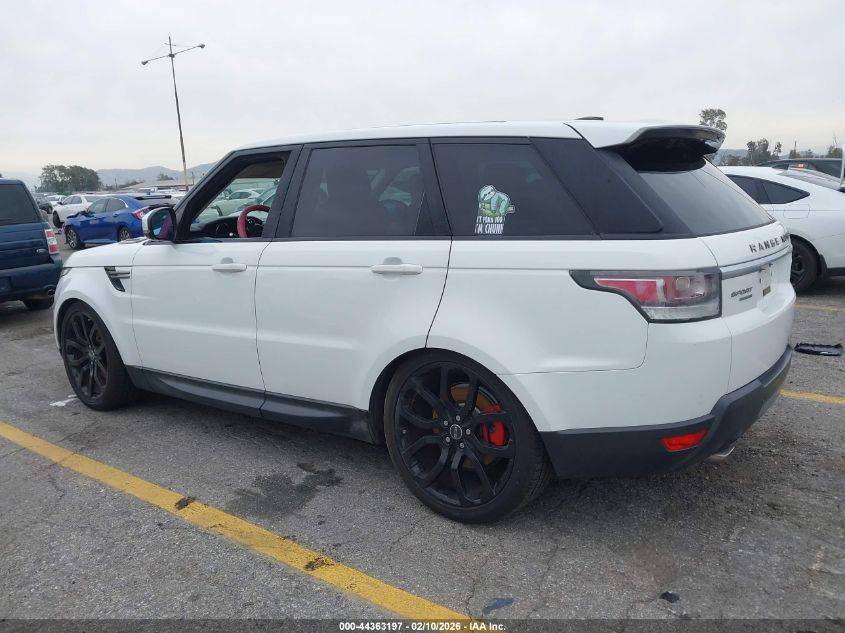 2015 Land Rover Range Rover Sport 3.0L V6 Supercharged Hse/3.0L V6 Supercharged Se