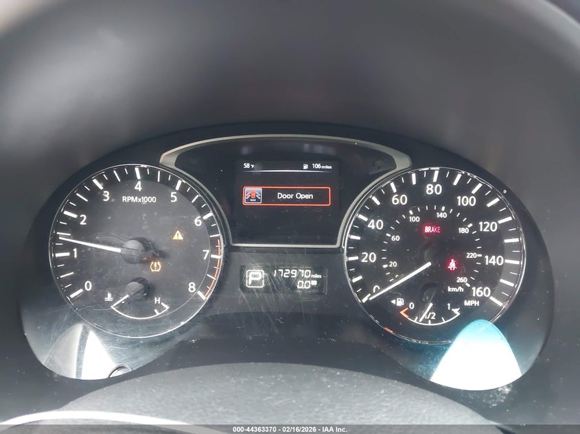 2015 NISSAN ALTIMA SEDAN 2.5L I-4 DOHC, VVT, 182HP