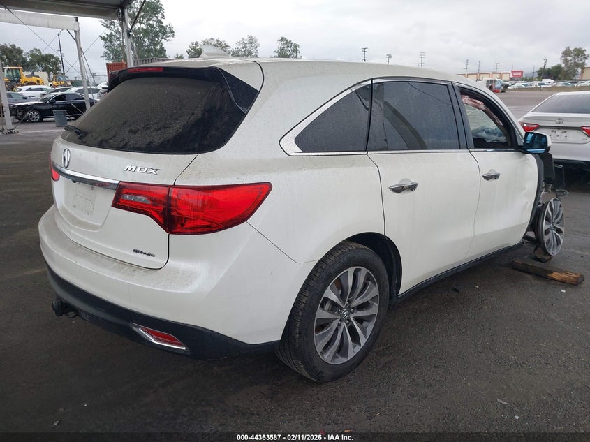 Vin: 5sryd4h41gb036585, lot: 44860049, acura ut 20164