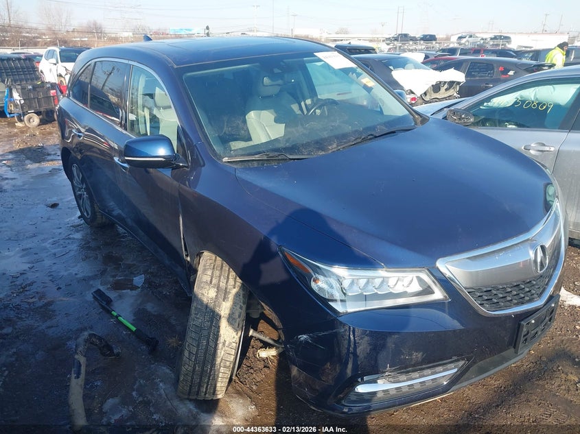 2015 Acura Mdx Technology Package