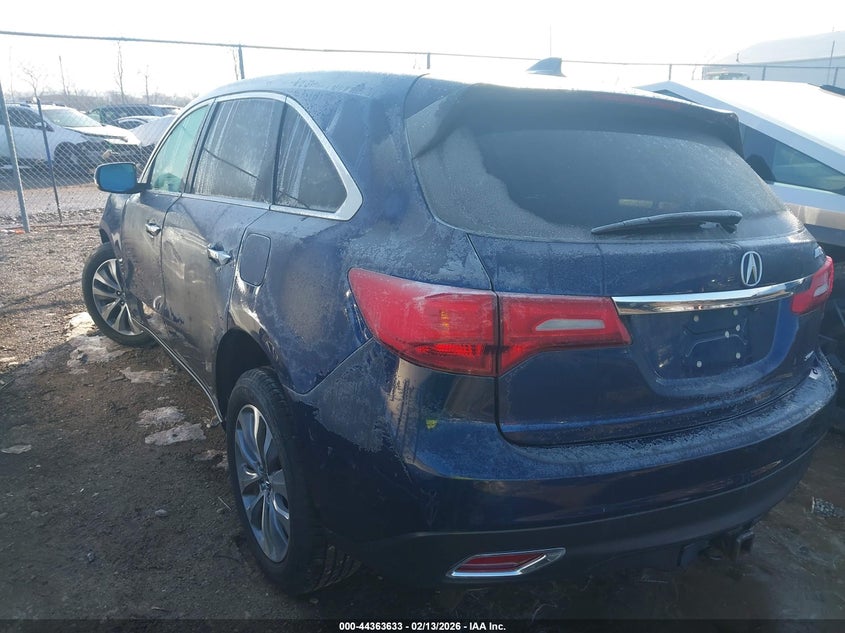 2015 Acura Mdx Technology Package