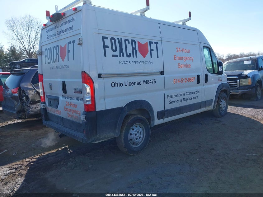 2020 Ram Promaster 1500 High Roof 136 Wb