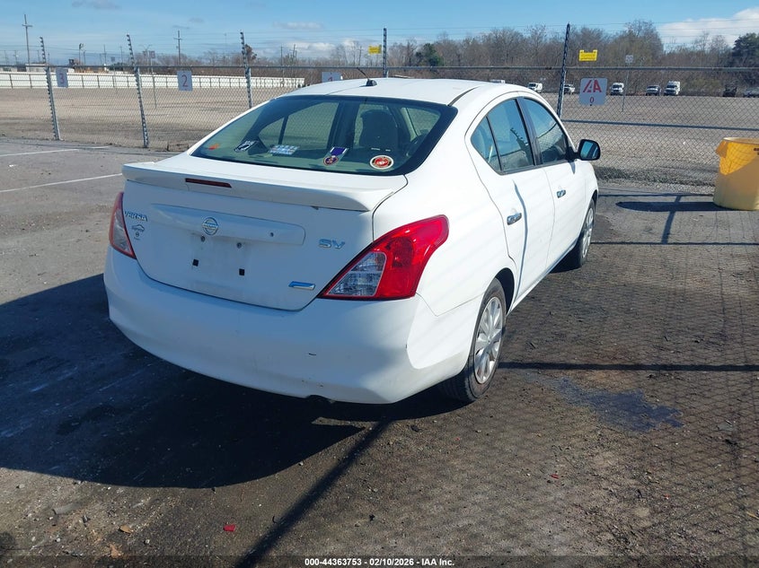 Vin: 3n1cn7ap8ek463574, lot: 44860215, nissan versa 1.6 sv 20144