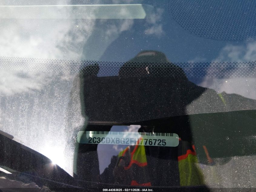 2015 Dodge Charger Se VIN: 2C3CDXBG2FH776725 Lot: 44363825