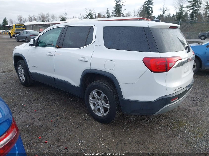 Vin: 1gkknkla3hz237863, lot: 44860440, gmc acadia sle 20173