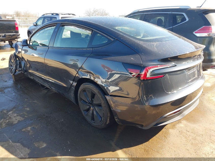 Vin: 5yj3e1ea9sf012268, lot: 44860480, tesla model 3 long range rear-wheel drive/standard rear-wheel drive 20253