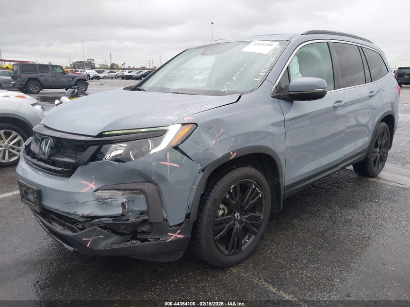 Vin: 5fnyf5h2xnb018017, lot: 44860562, honda pilot 2wd special edition 20222