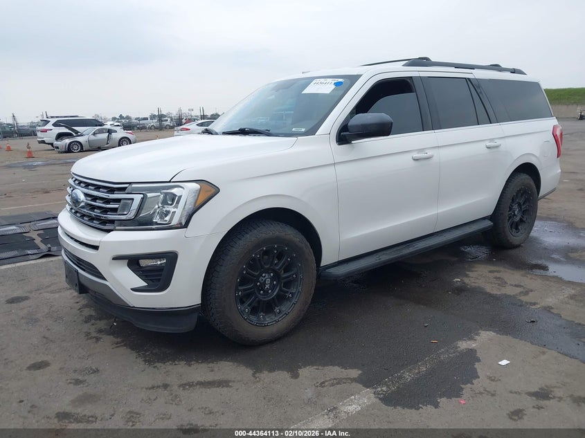 Vin: 1fmjk1ht7jea30552, lot: 44860575, ford expedition max xlt 20182
