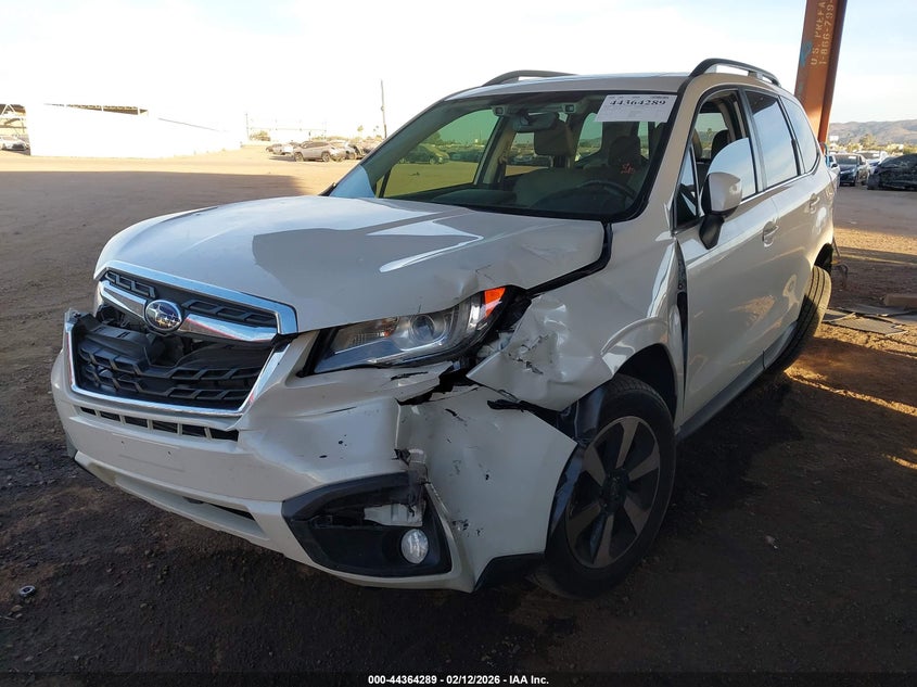 Vin: jf2sjarc3jh517192, lot: 44860751, subaru forester 2.5i limited 20182