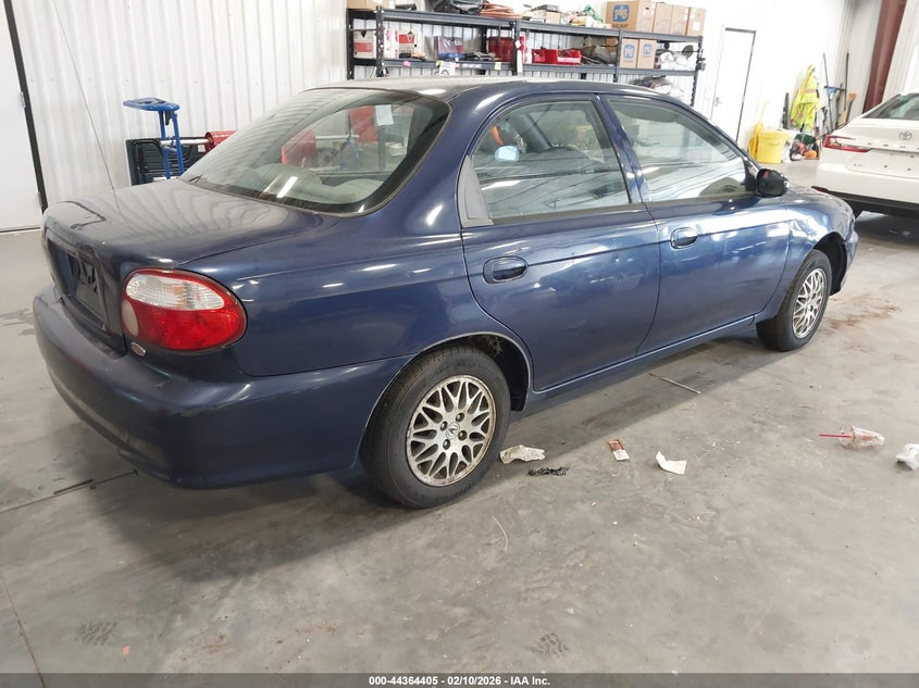 1998 KIA SEPHIA SEDAN 1.8L I-4 DOHC, 125HP