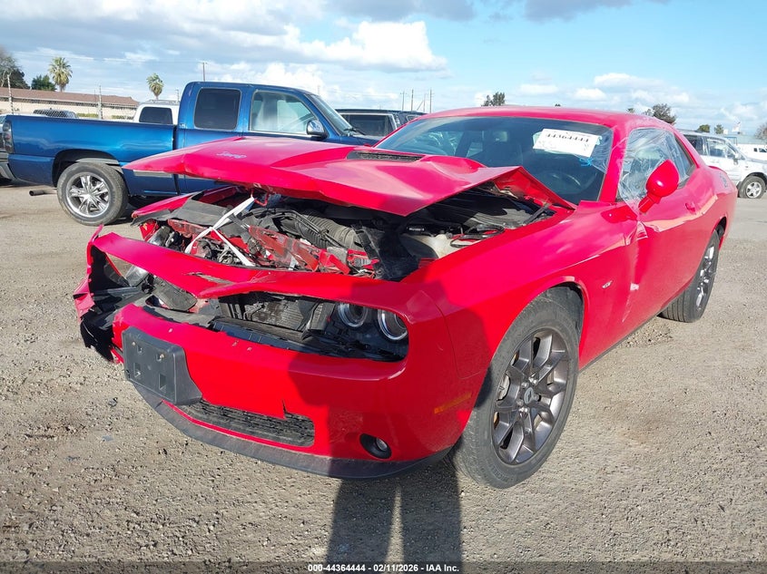 Vin: 2c3cdzgg5jh257522, lot: 44860906, dodge challenger gt awd 20182