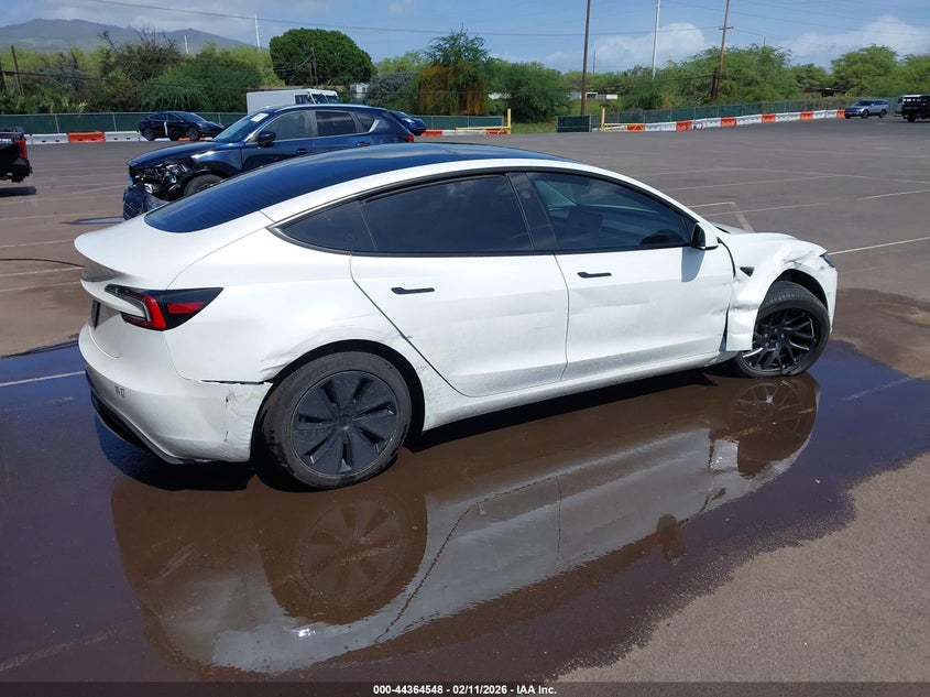 Vin: 5yj3e1ea0sf981943, lot: 44861010, tesla model 3 long range rear-wheel drive/standard rear-wheel drive 20254