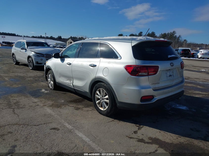 Vin: 5xypgda38kg568715, lot: 44861467, kia sorento 2.4l lx 20193