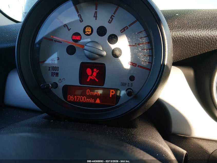 2013 Mini Hardtop Cooper VIN: WMWSU3C58DT682407 Lot: 44365093