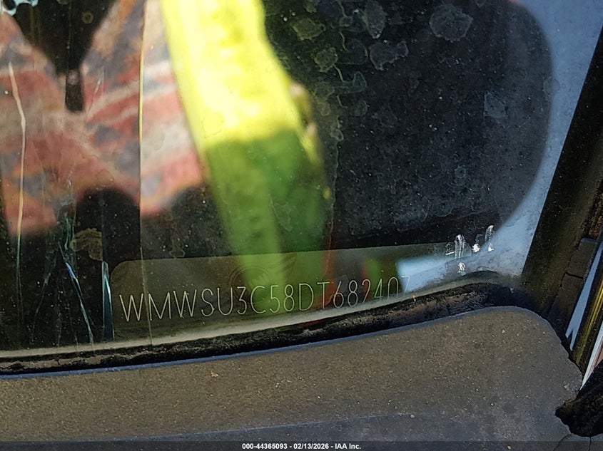 2013 Mini Hardtop Cooper VIN: WMWSU3C58DT682407 Lot: 44365093