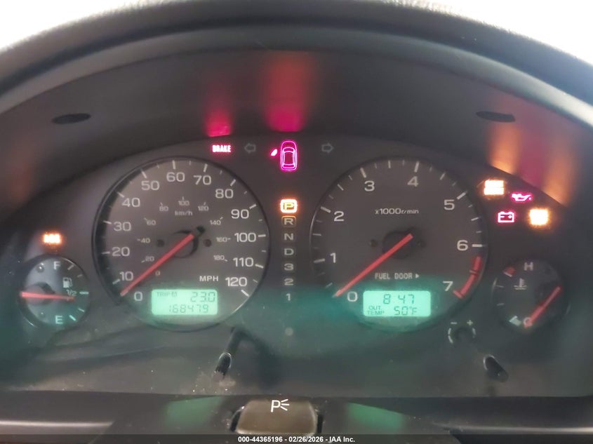 2001 Subaru Outback VIN: 4S3BH665017679705 Lot: 44365196