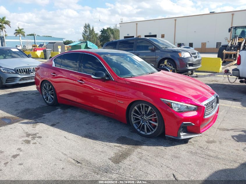 2018 Infiniti Q50 3.0T Red Sport 400