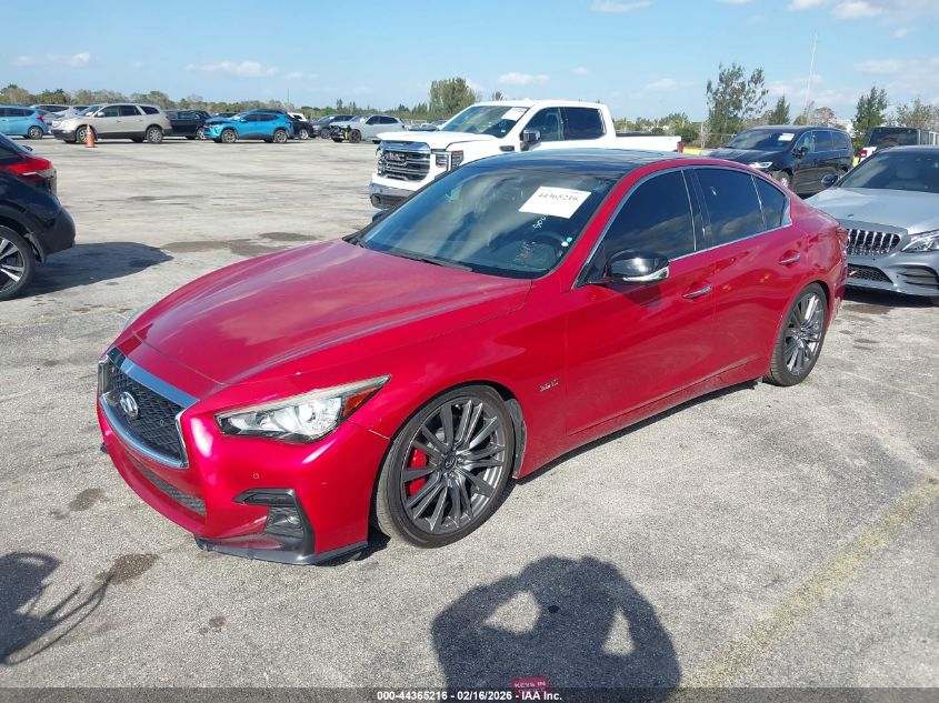 2018 Infiniti Q50 3.0T Red Sport 400