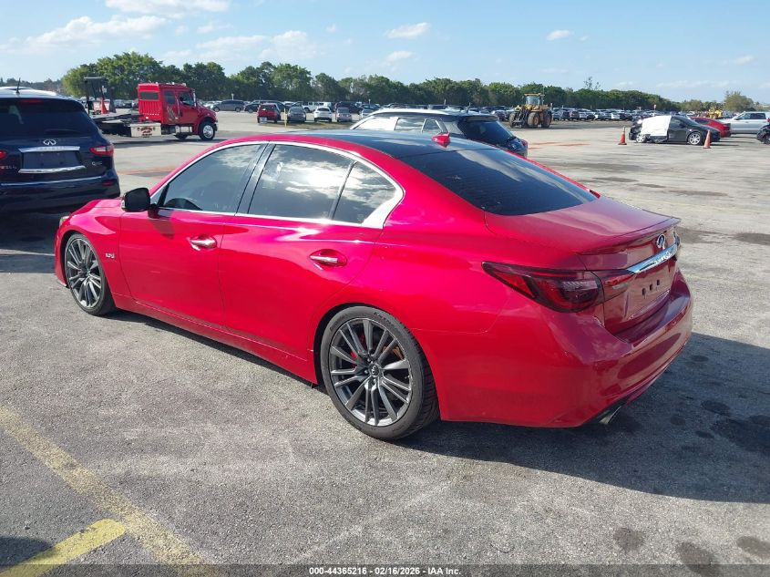 2018 Infiniti Q50 3.0T Red Sport 400