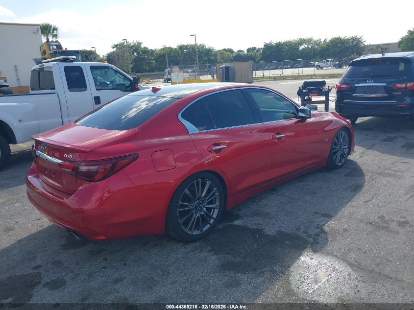 2018 Infiniti Q50 3.0T Red Sport 400