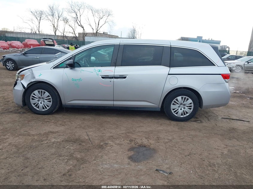 2014 Honda Odyssey Lx VIN: 5FNRL5H26EB058589 Lot: 44365914