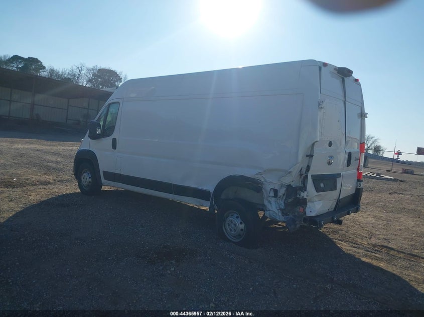 Vin: 3c6lrvdg5pe560774, lot: 44862443, ram promaster 2500 high roof 159 wb 20233