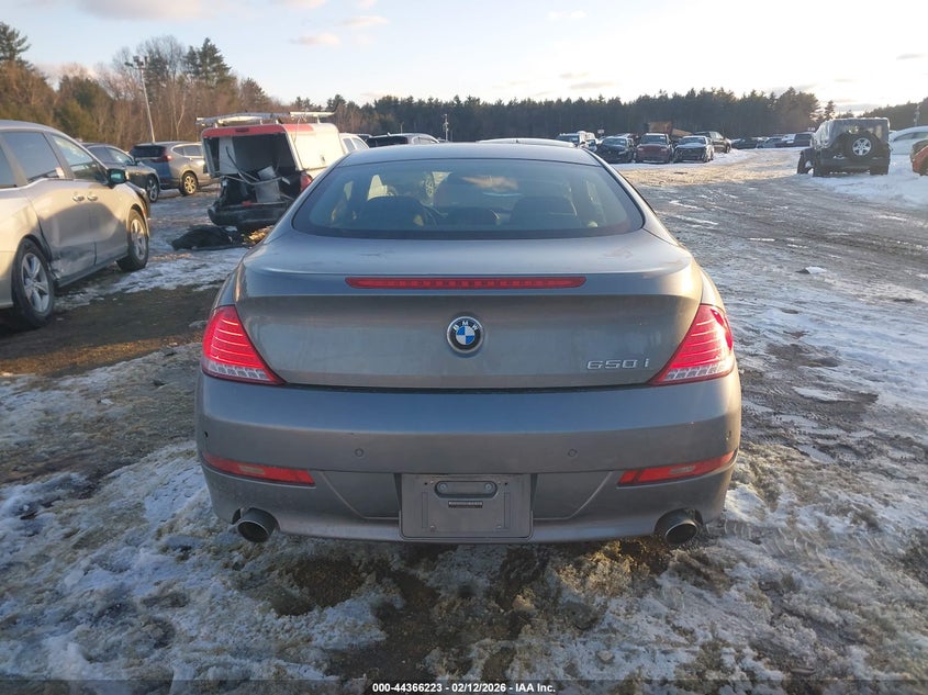 2008 BMW 650I VIN: WBAEA53508CV90845 Lot: 44366223