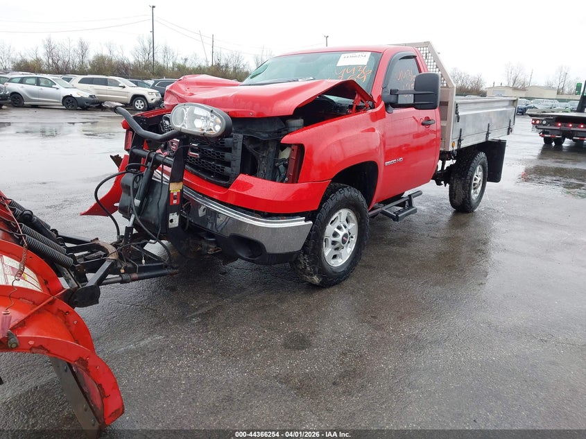 Vin: 1gt02zcg4bf180848, lot: 44862741, gmc sierra 2500hd work truck 20112