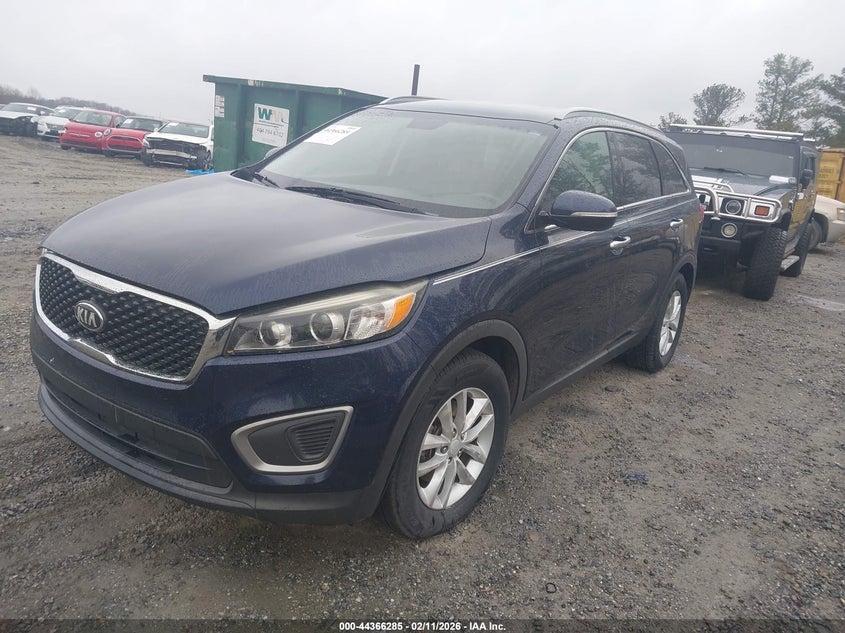 Vin: 5xypg4a39gg146377, lot: 44862772, kia sorento 2.4l lx 20162