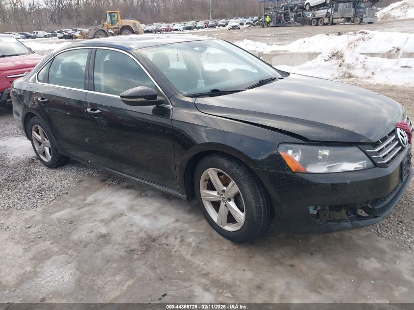 2012 Volkswagen Passat 2.0L Tdi Se