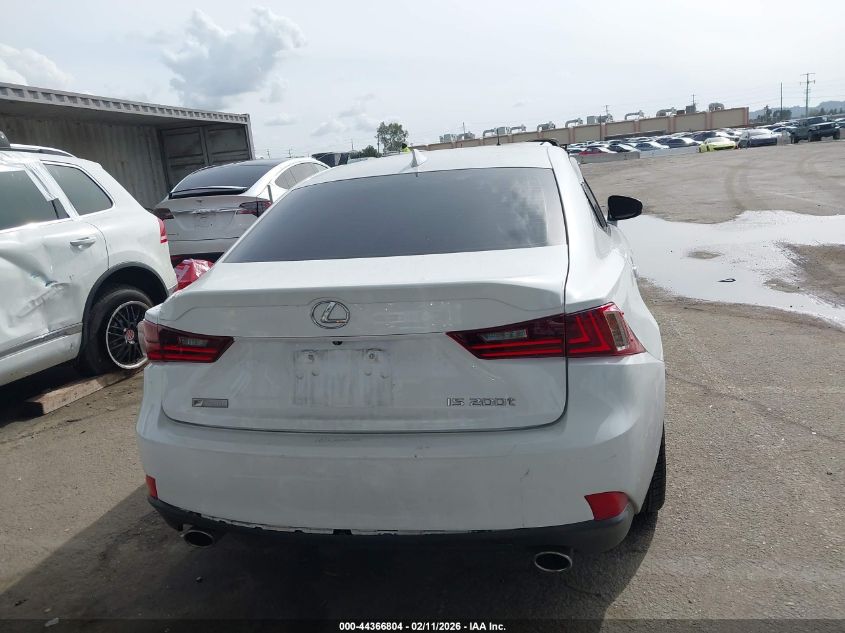 2016 Lexus Is 200T VIN: JTHBA1D29G5021366 Lot: 44366804