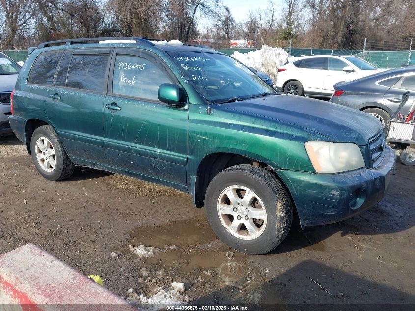 2001 Toyota Highlander V6