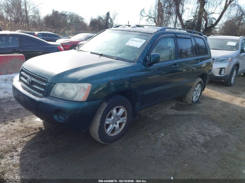 2001 Toyota Highlander V6