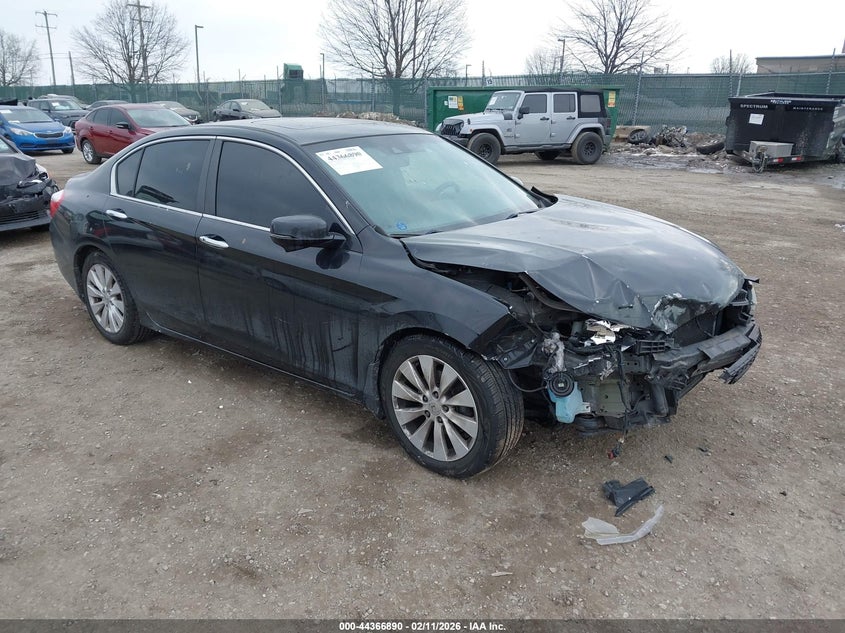 1HGCR2F82DA023440 2013 Honda Accord Ex-L auction photo 1