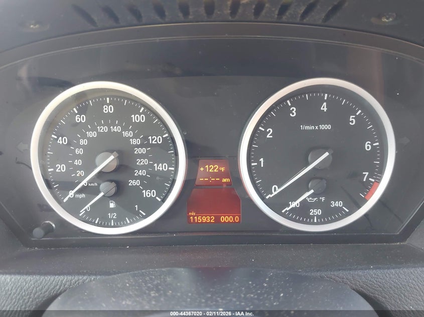 2011 BMW X6 xDrive35I VIN: 5UXFG2C59BLX08806 Lot: 44367020