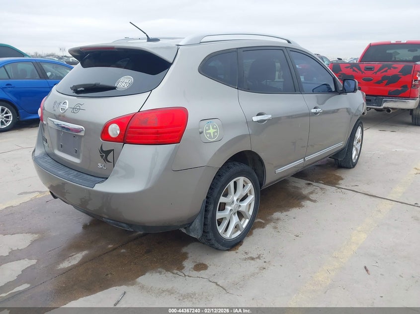 2012 Nissan Rogue 2.5 Sv W/Sl Pkg grey Lot 111044367240 Vin JN8AS5MT2CW296046
