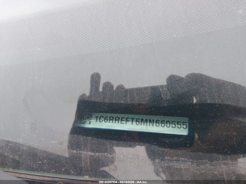2021 Ram 1500 Lone Star 4X2 5'7 Box VIN: 1C6RREFT6MN660555 Lot: 44367334