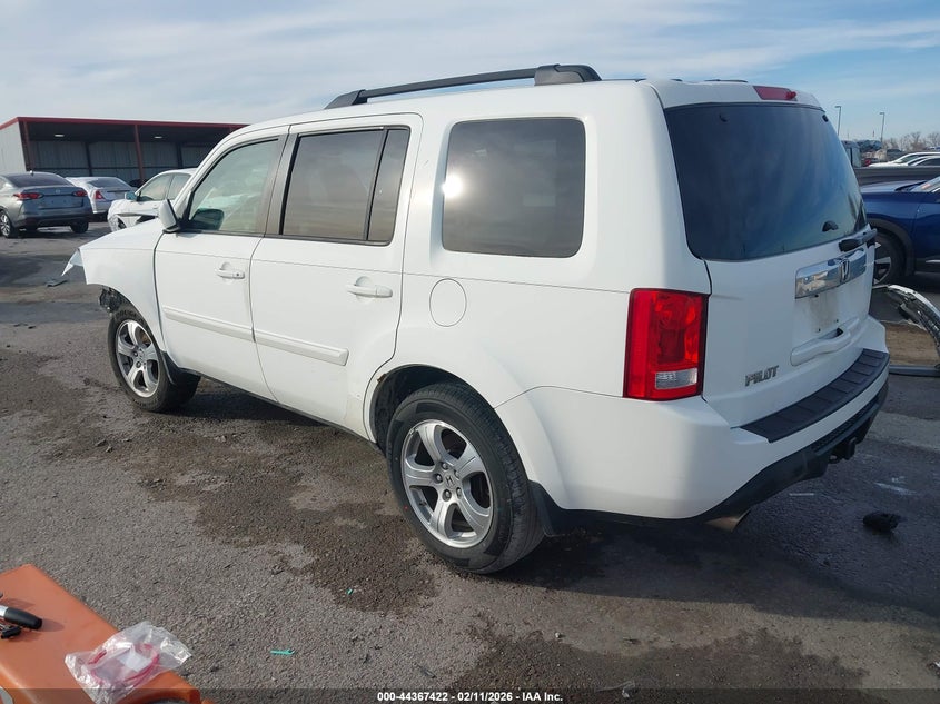 2012 Honda Pilot 3.5 Ex-L white Lot 111044367422 Vin 5FNYF3H62CB027024